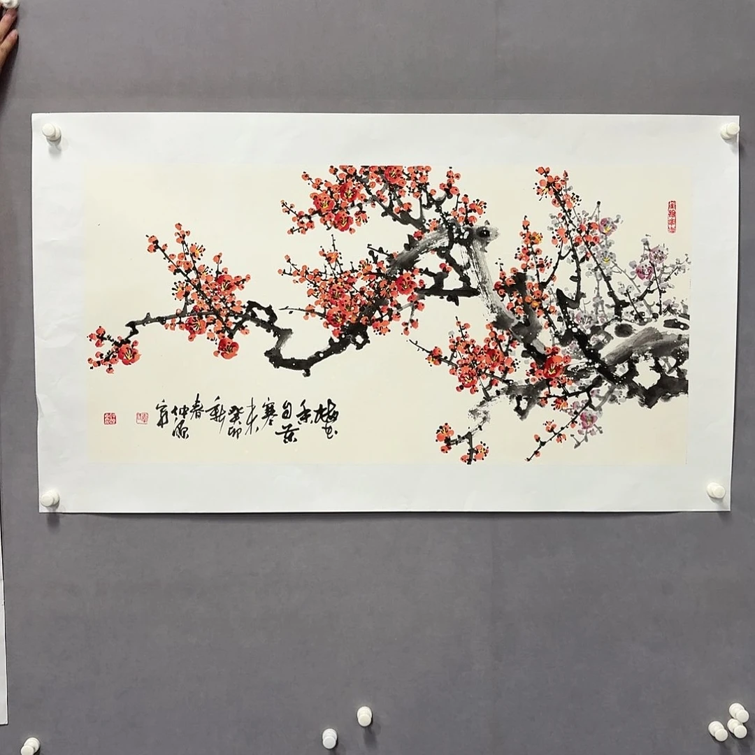 国画亲笔手绘放心去藏