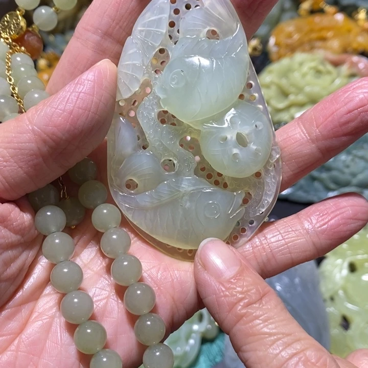 岫玉岫玉吊坠未镶嵌