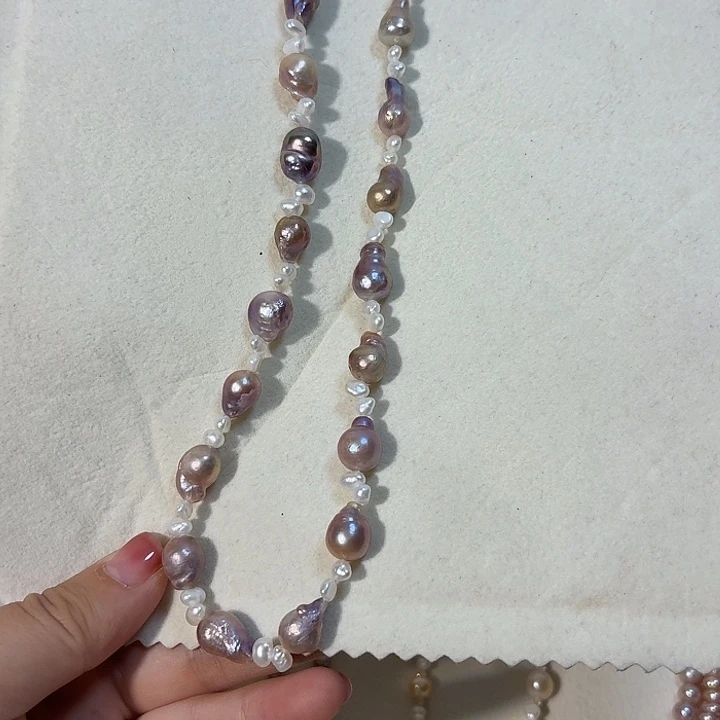 淡水珍珠银S925镶嵌手绳