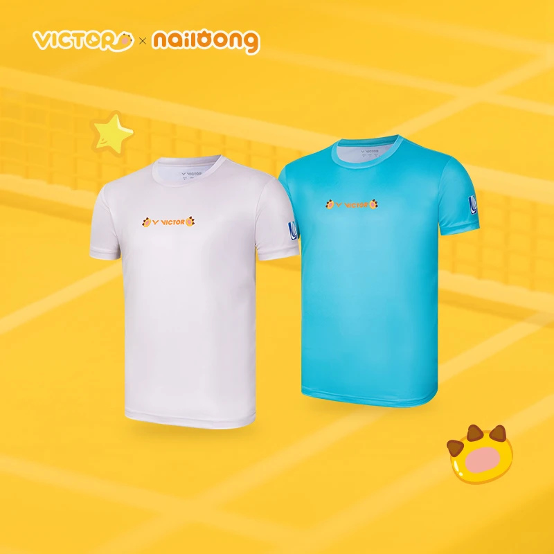 VICTOR/威克多 针织运动T恤中公赛奶龙联名系列商品T-CO2505NL