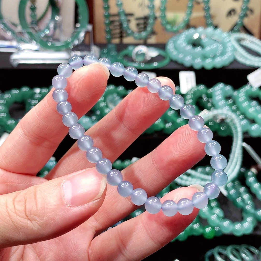 翡翠未镶嵌手链卡6