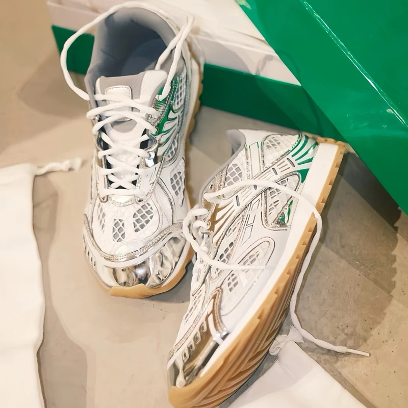 鞋柜精品~网红炫酷老爹鞋女透气厚底运动舒适运动休闲百搭男潮鞋