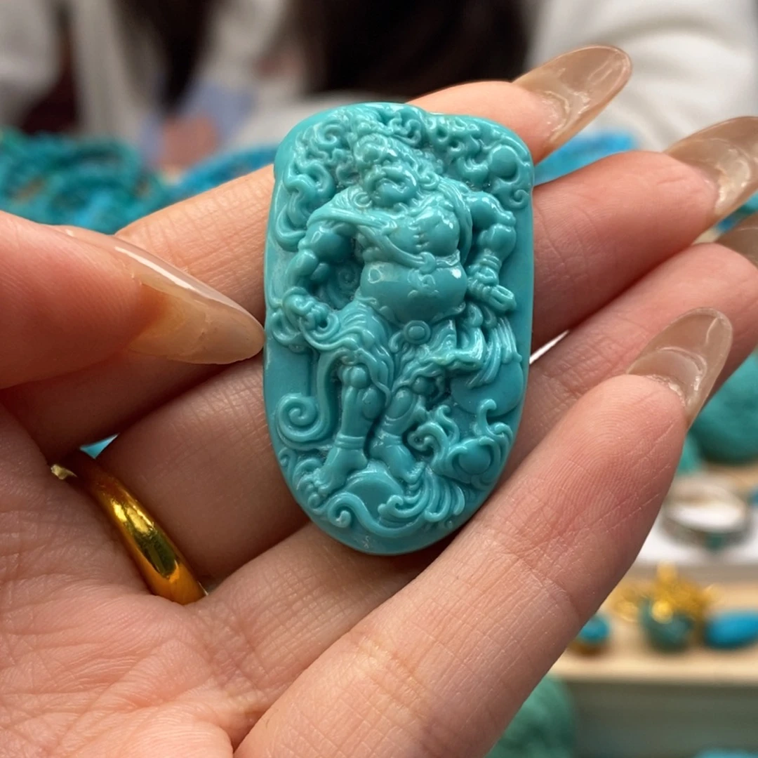 未镶嵌绿松石挂件