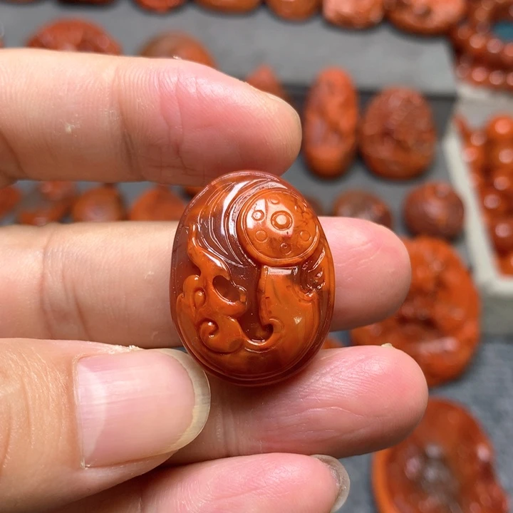 吊坠(不含链)未镶嵌南红玛瑙