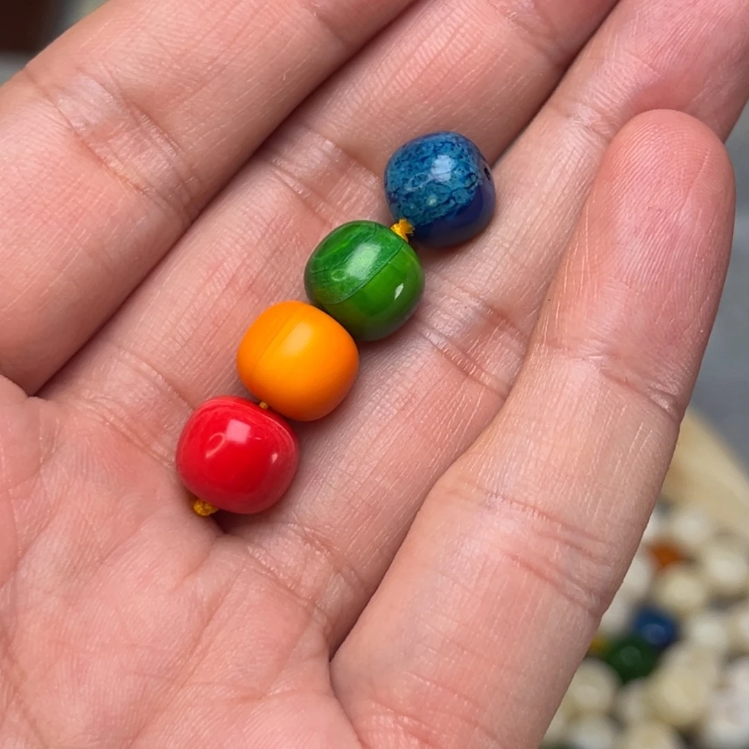 猫***熊大叶紫檀（黑酸枝木类）海胖皮肉肉脑10老型彩色套装4.888