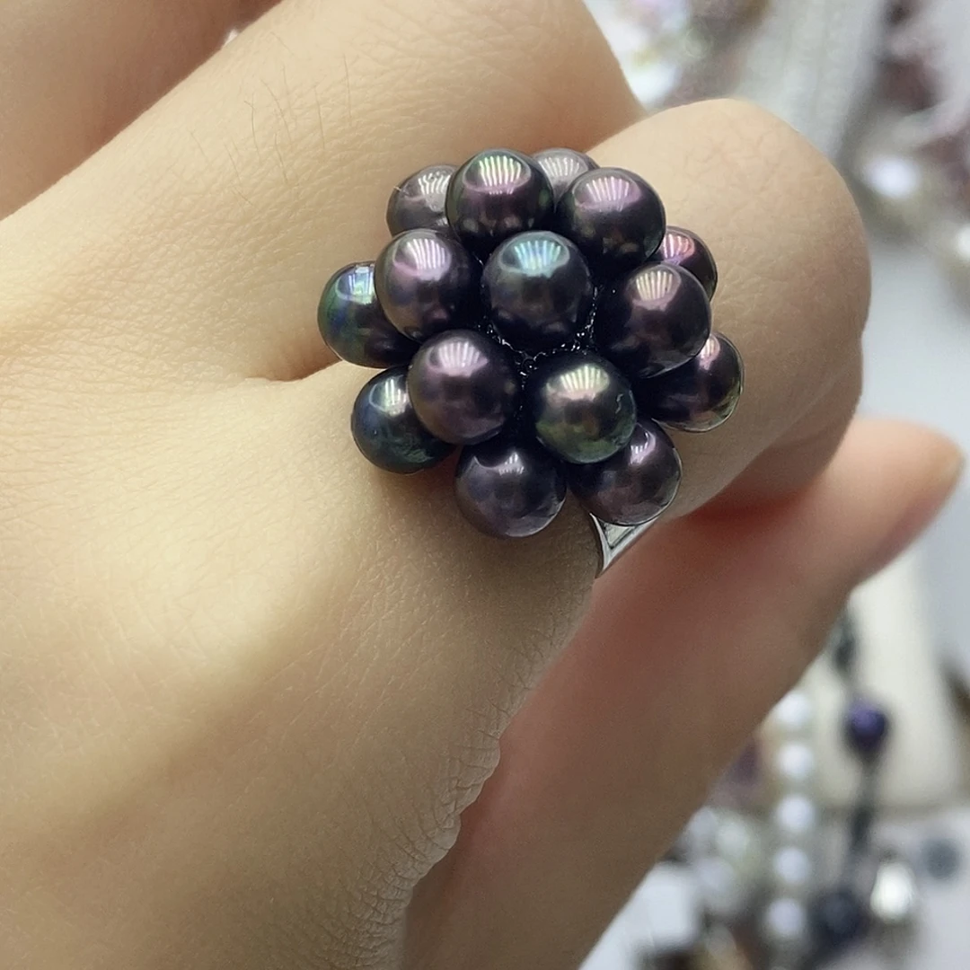 未镶嵌淡水珍珠戒指