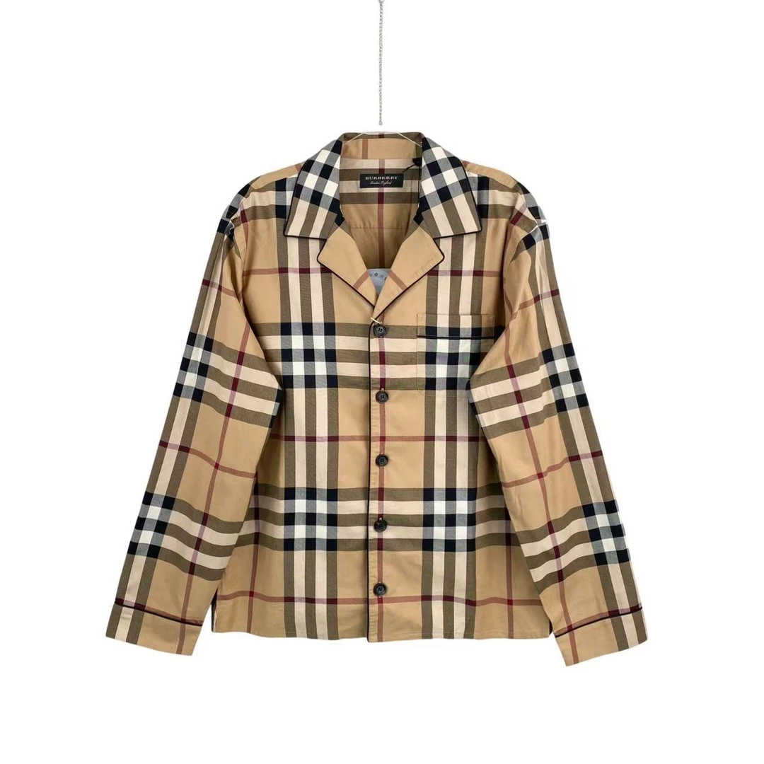 全新未使用 BURBERRY/博柏利 AA2688 批量 经典格纹长袖衬衫 S码