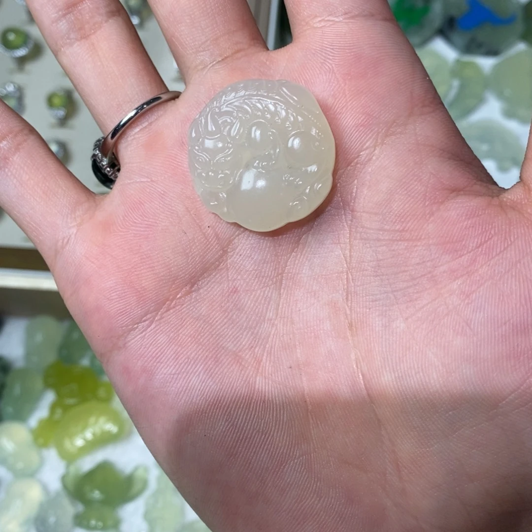 岫玉未镶嵌吊坠(不含链)两单包邮
