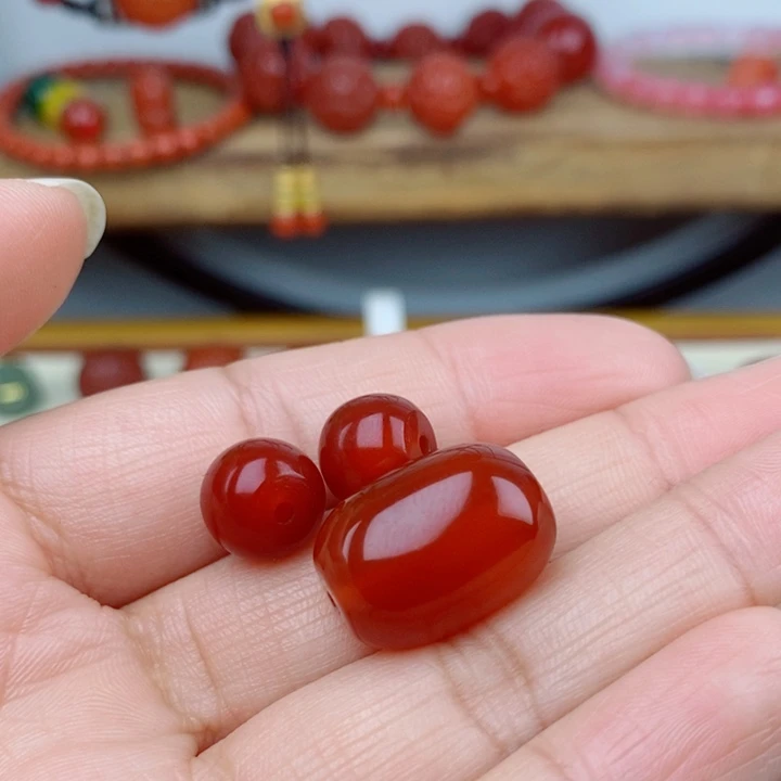 雪***痕玛瑙/玉髓未镶嵌颈饰