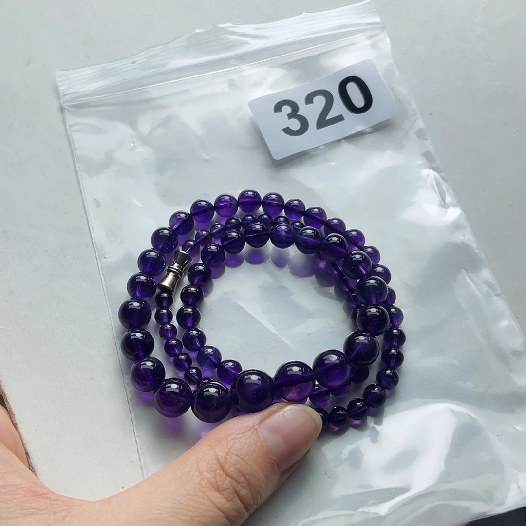 同***。项链未镶嵌水晶项链320。