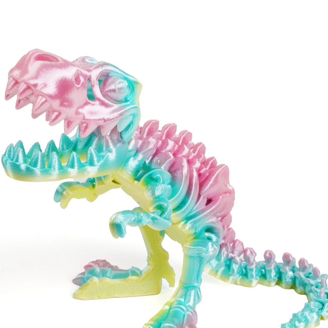 3d打印霸王恐龙摆件骨架变形玩具齿轮球玩具手办款礼物工艺品潮玩