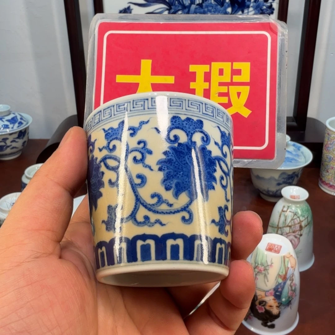 后***人现代景德镇全手绘茶器