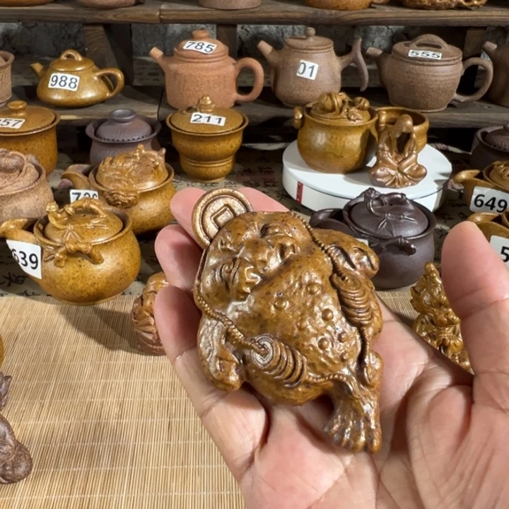 缸金蟾原谷烧高温粗瓷