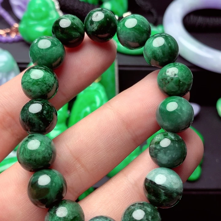 翡翠未镶嵌手链手串