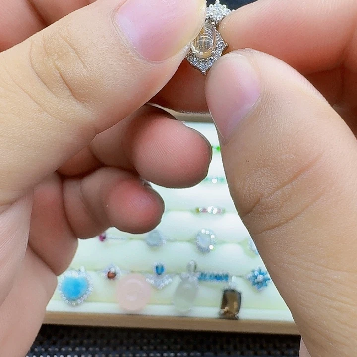 颈饰银S925镶嵌紫晶不含链