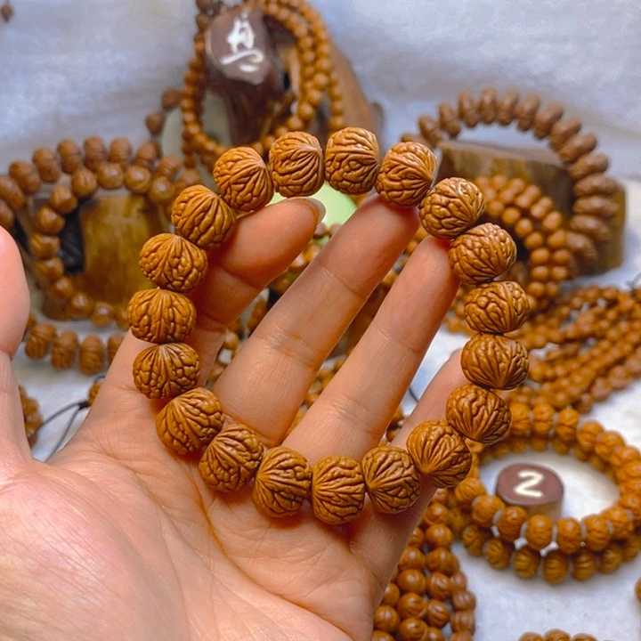 吊坠桃核老树荔枝单圈