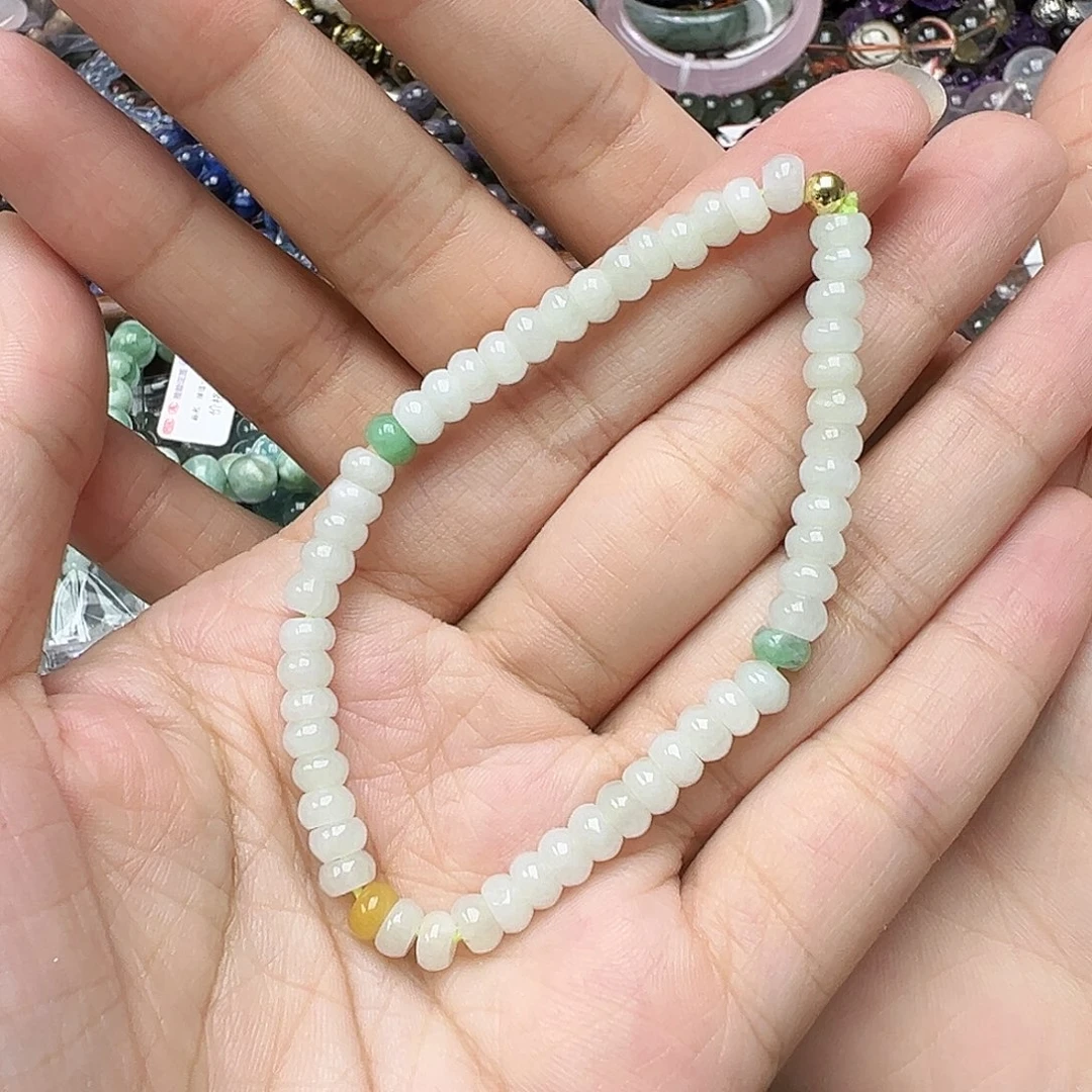 未镶嵌手链翡翠多样性发一
