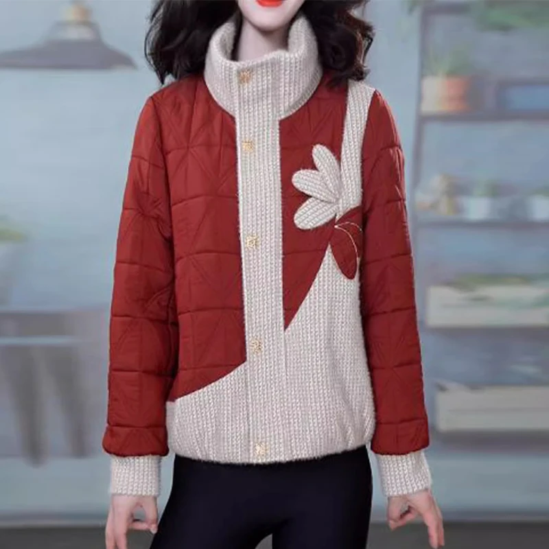 2025冬季新款小香风百搭显瘦精致减龄棉衣女士时尚保暖棉服外套