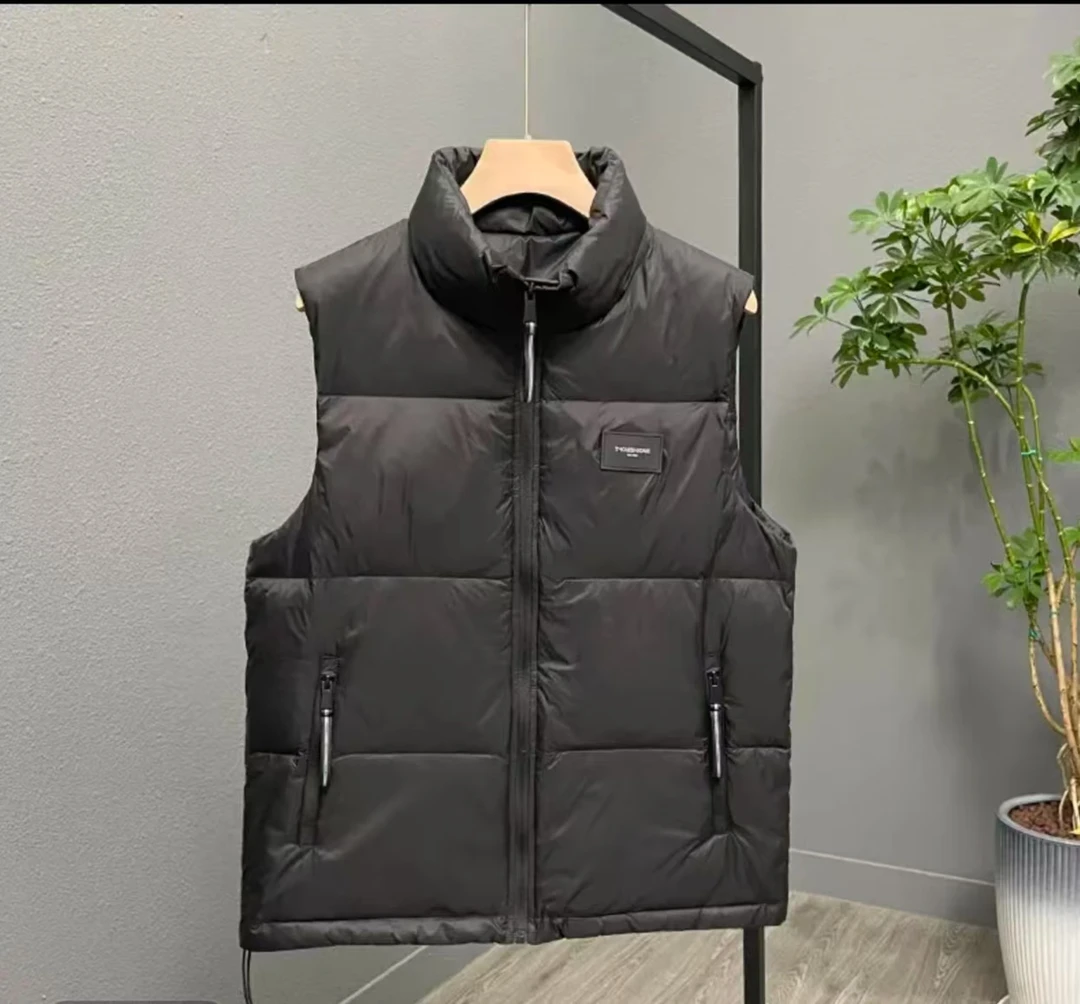 2025春季新款男士潮流百搭时尚韩版宽松加棉青春帅气坎肩无袖马甲