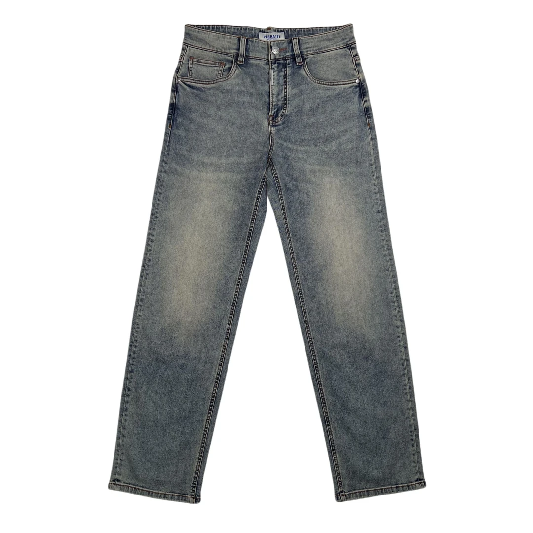 25早春新款男士轻奢牛仔裤进口面料百搭大直筒高阶推荐休闲设计师