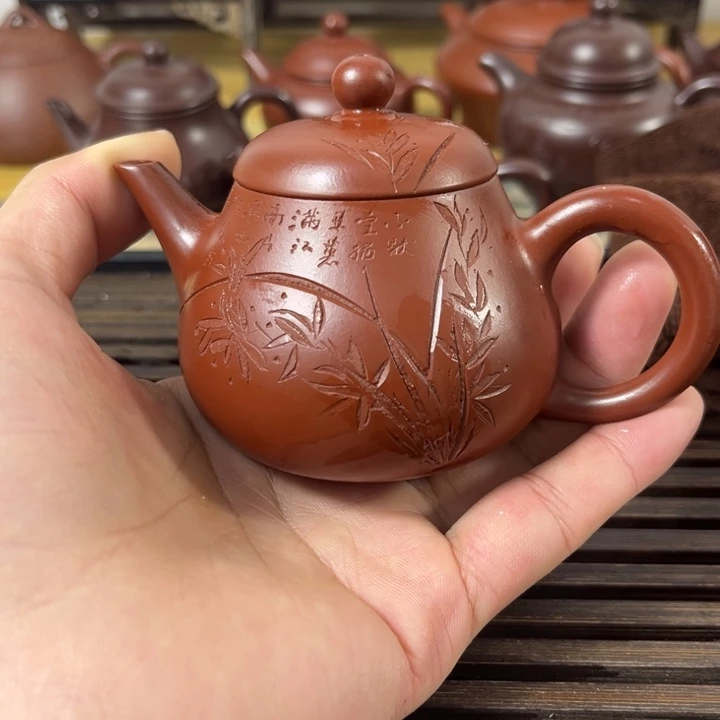 紫砂茶壶原矿紫砂半手工制作