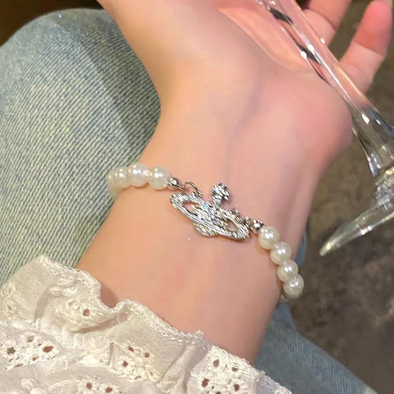 6MM 西太后土星全珠手链立体星球  1897