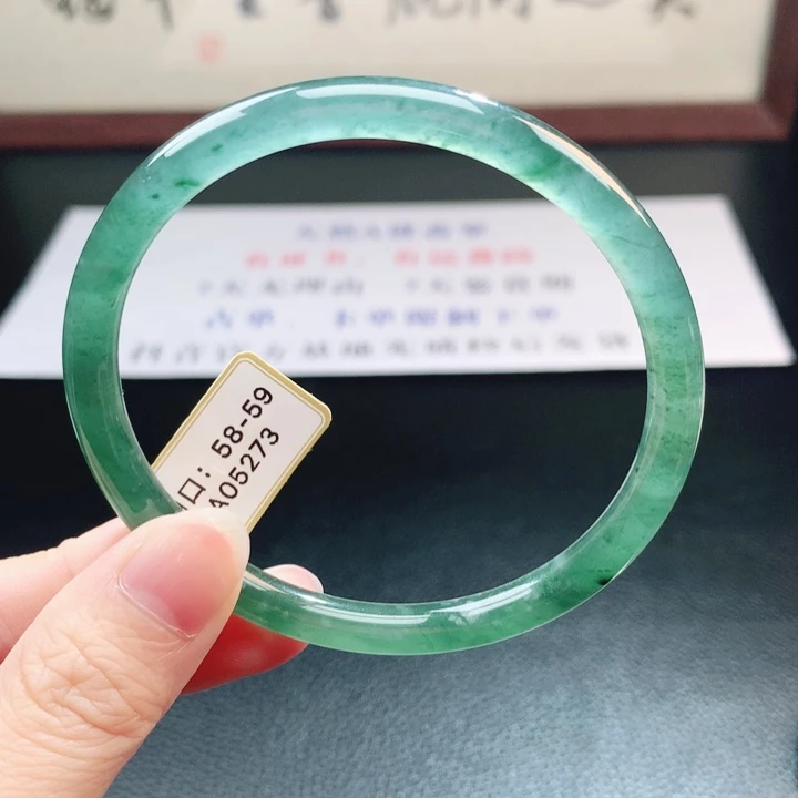 翡翠未镶嵌手镯翡翠手镯44