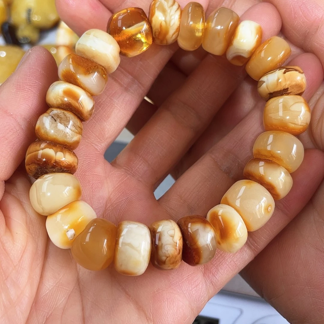 琥珀手链未镶嵌蜜蜡手串