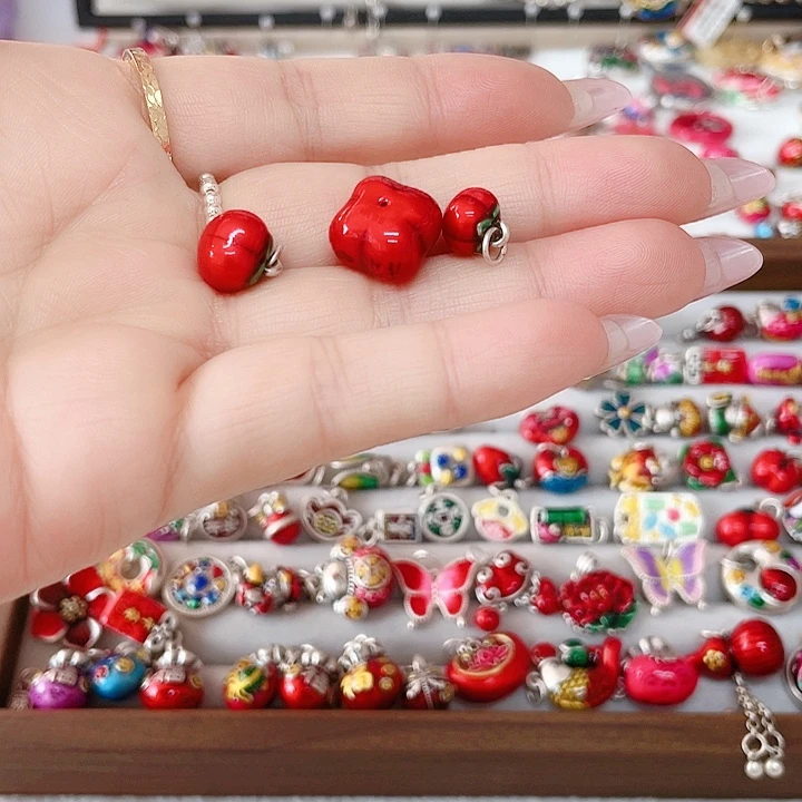 ｛***)足银珐琅珐琅彩足银配件