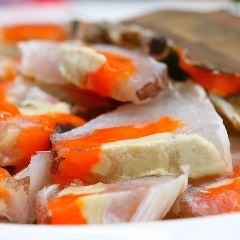 冷冻 舟山红膏呛蟹红膏腌制蟹点红淡膏（不可加热）