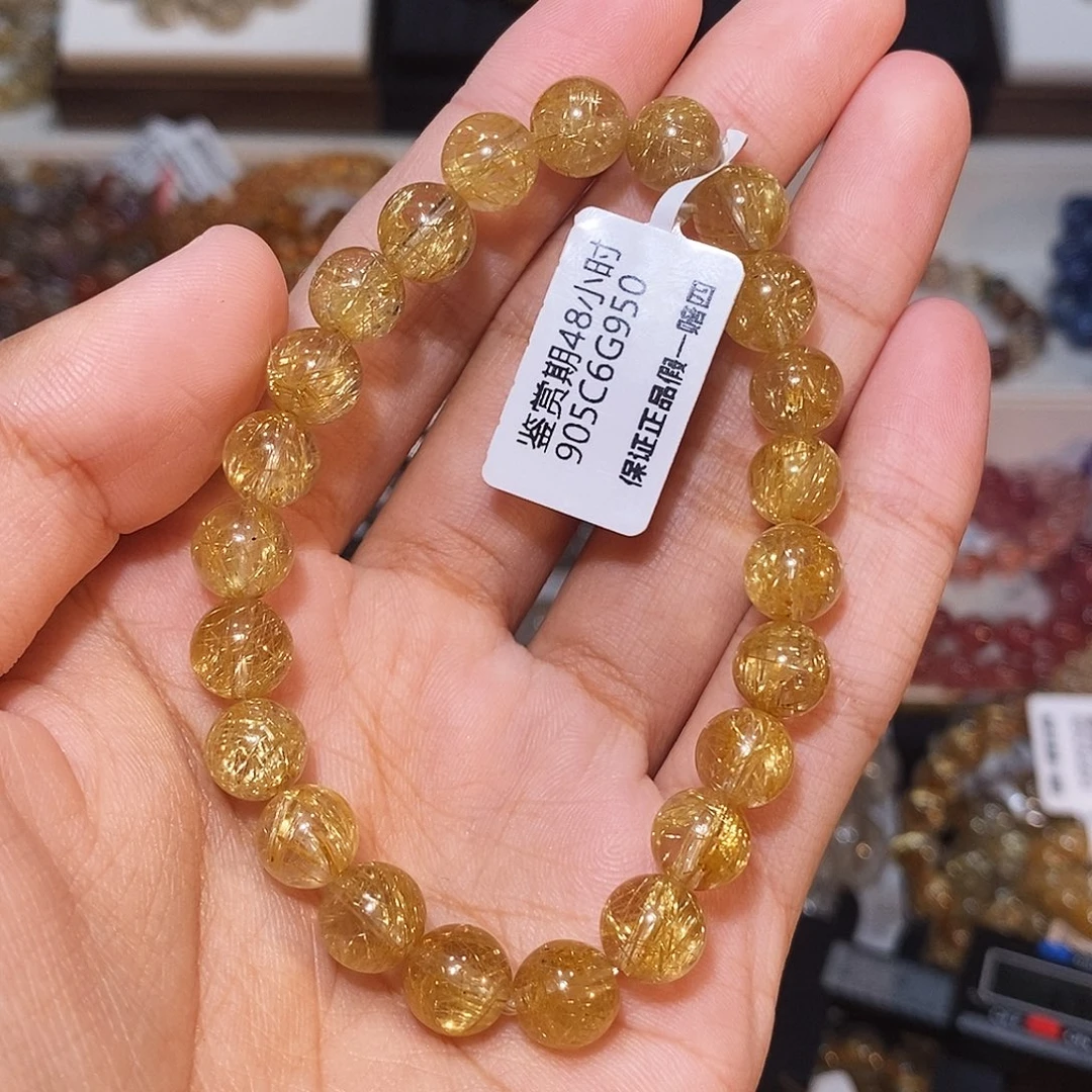 未镶嵌手串发晶烟花发晶高品8mm