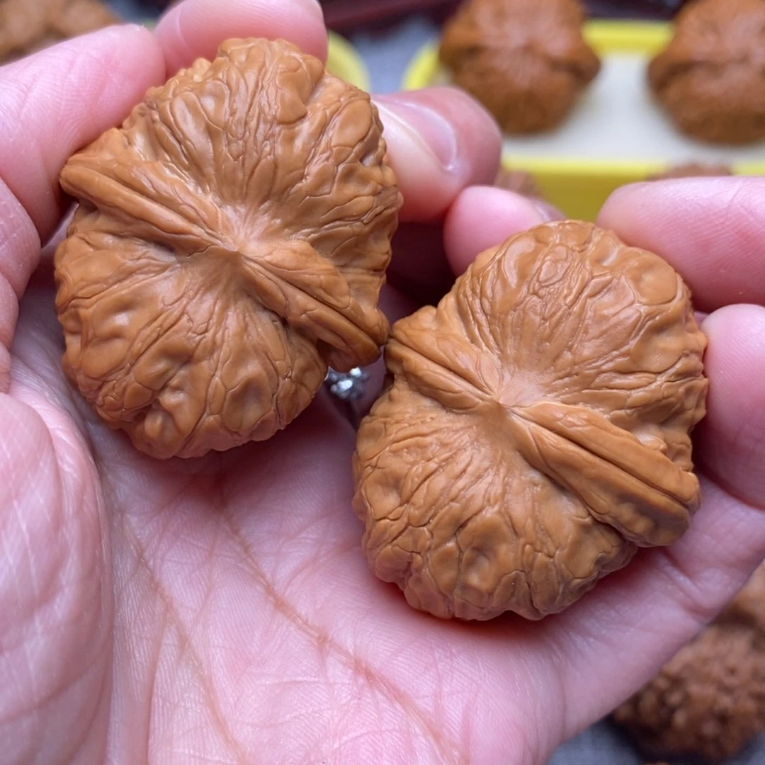 文玩核桃把件全品毕业元宝42尺