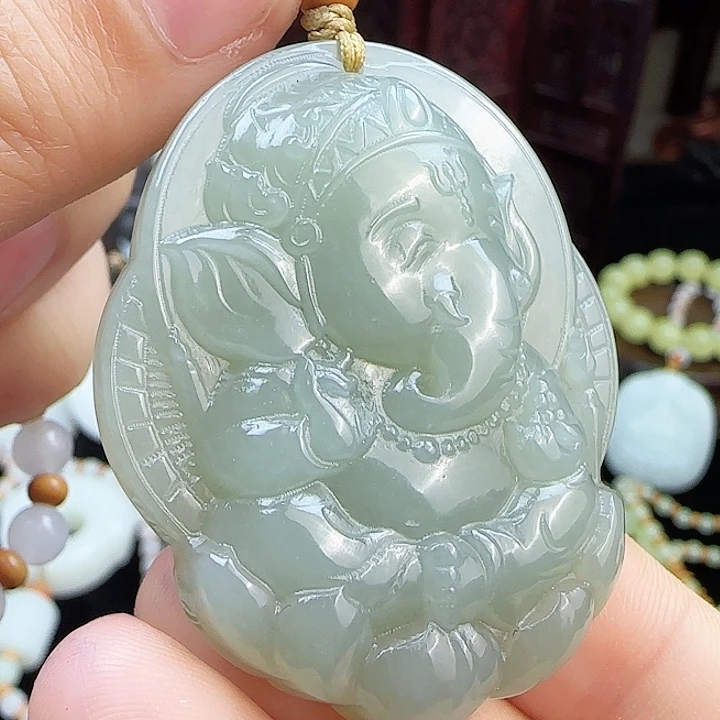 和田玉挂件未镶嵌定制发货