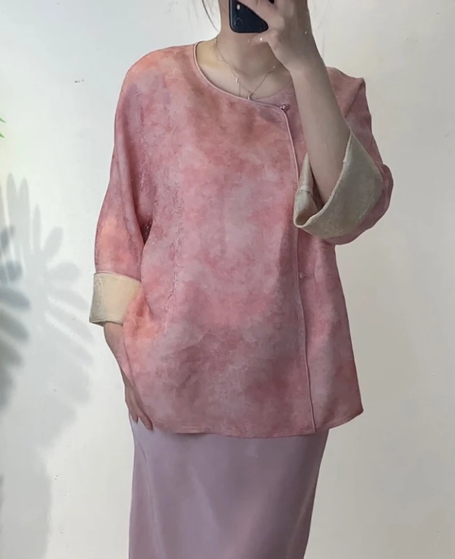 【福利】新中式气质百搭女士休闲复古国风上衣sy1126