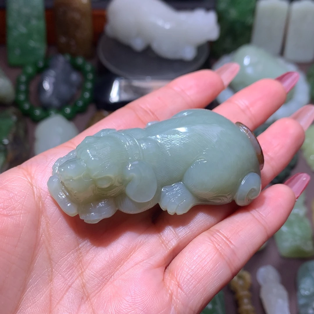 颈饰未镶嵌和田玉知***乐