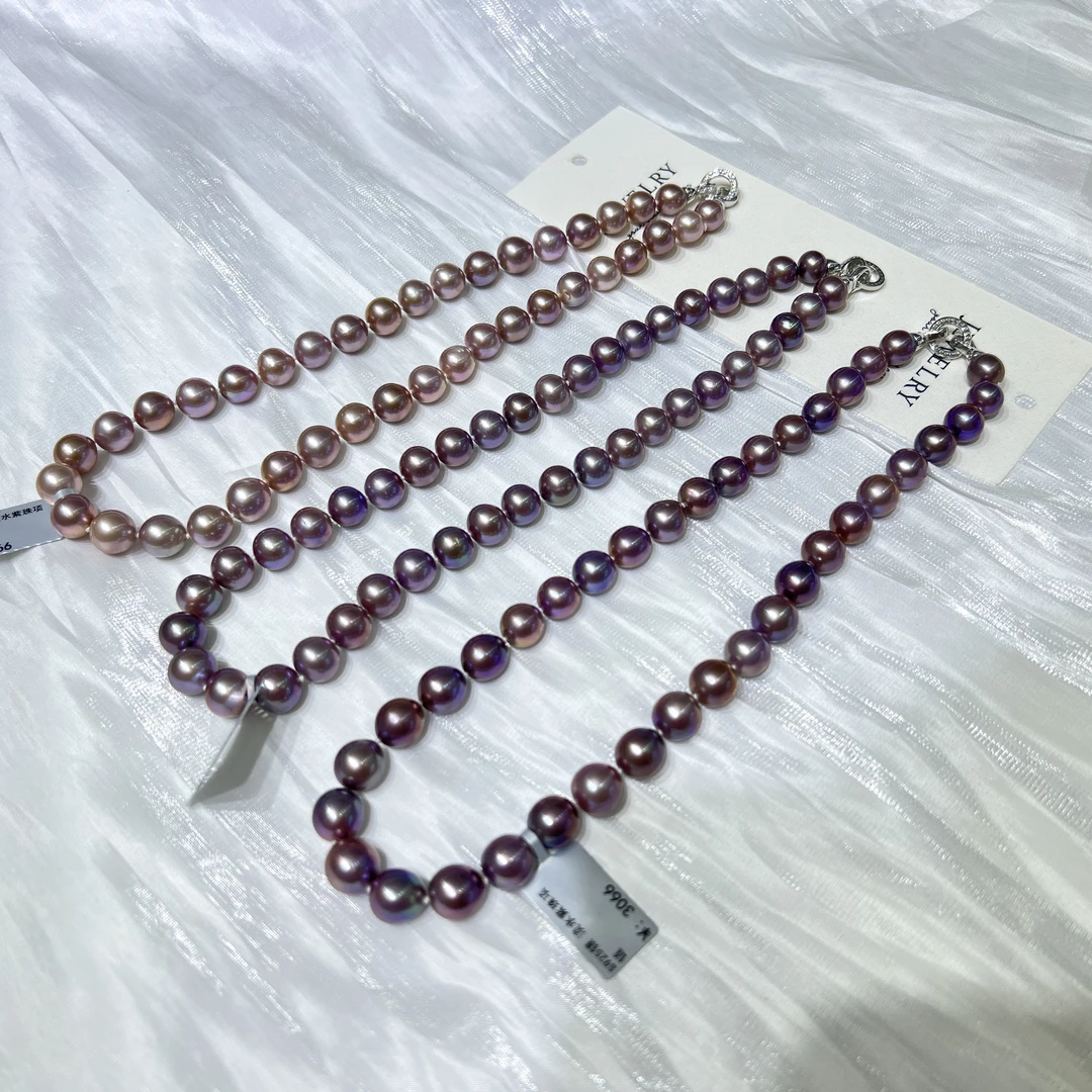 【短发七七】【惊喜】淡水珍珠紫珠项链 多样性发一