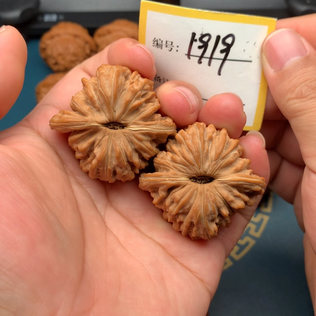 文玩核桃把件44全品四座楼1919