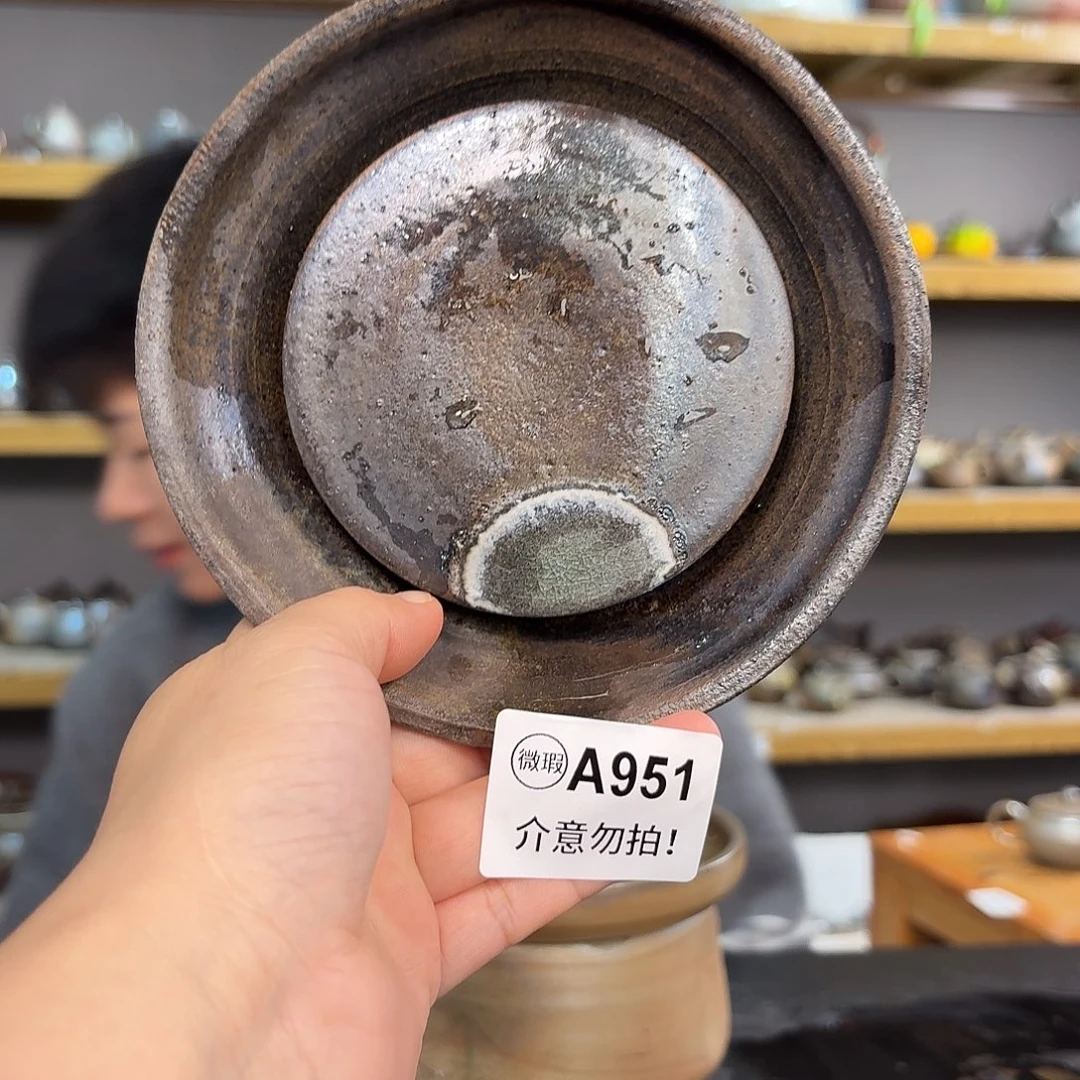 坭兴陶柴烧全手工原矿泥料杯