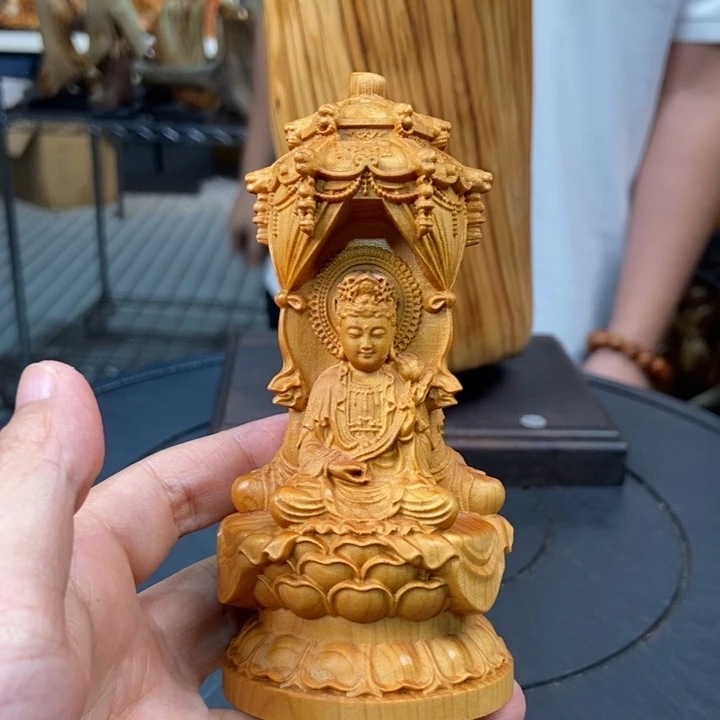 柏木（崖柏）西方三佛