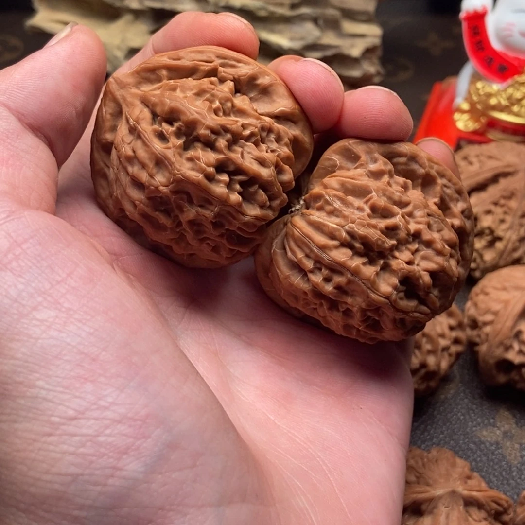 名***部文玩核桃吊坠金麒麟