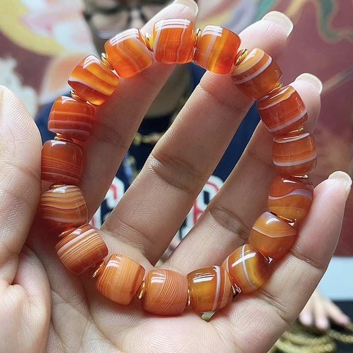 玛瑙/玉髓合金颈饰