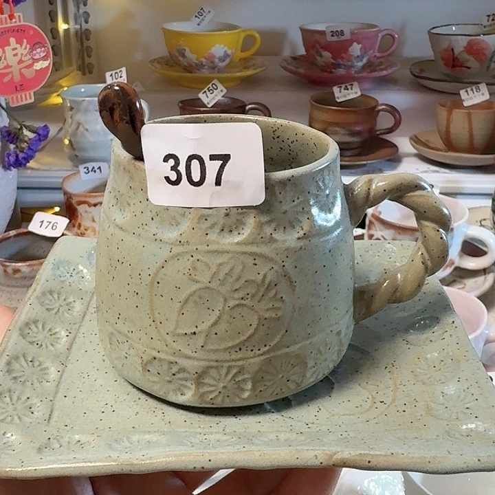 瓷片y****阳爱桃底款咖啡杯