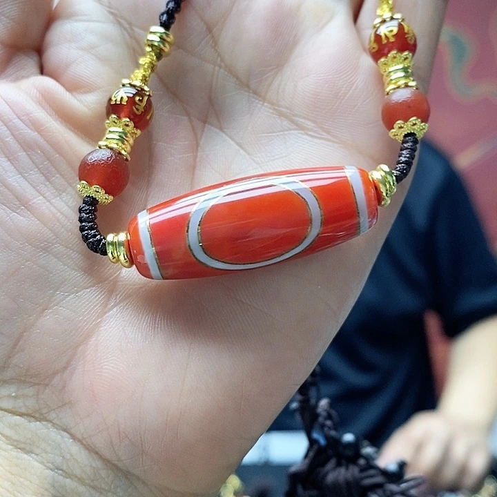 玛瑙/玉髓颈饰合金