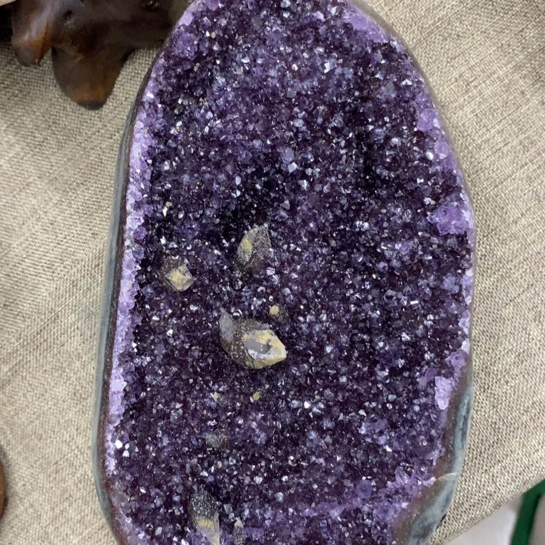 紫晶珠宝半成品未镶嵌