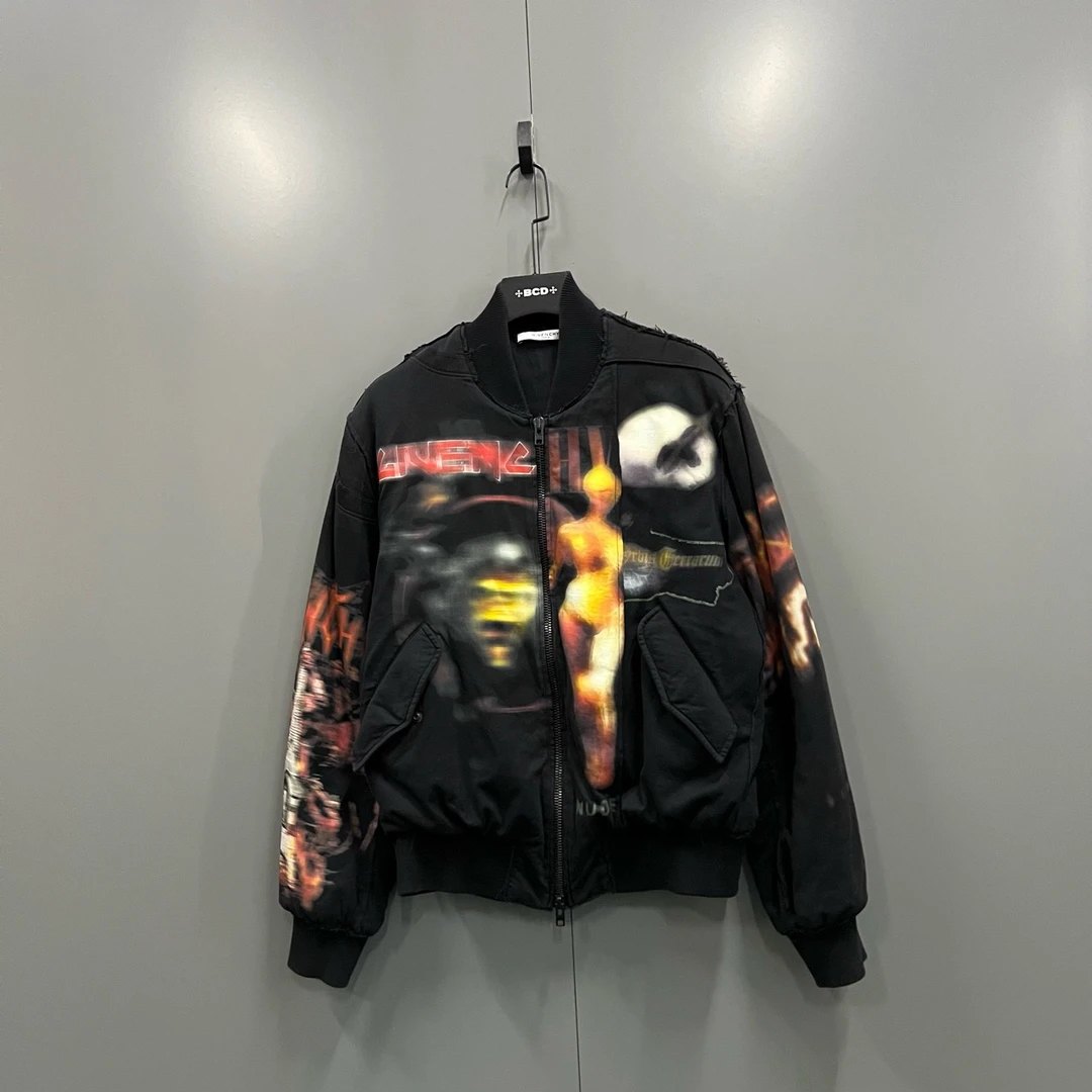 95新 Givenchy/纪梵希 jp926 014093  图案满印长袖夹克 M码