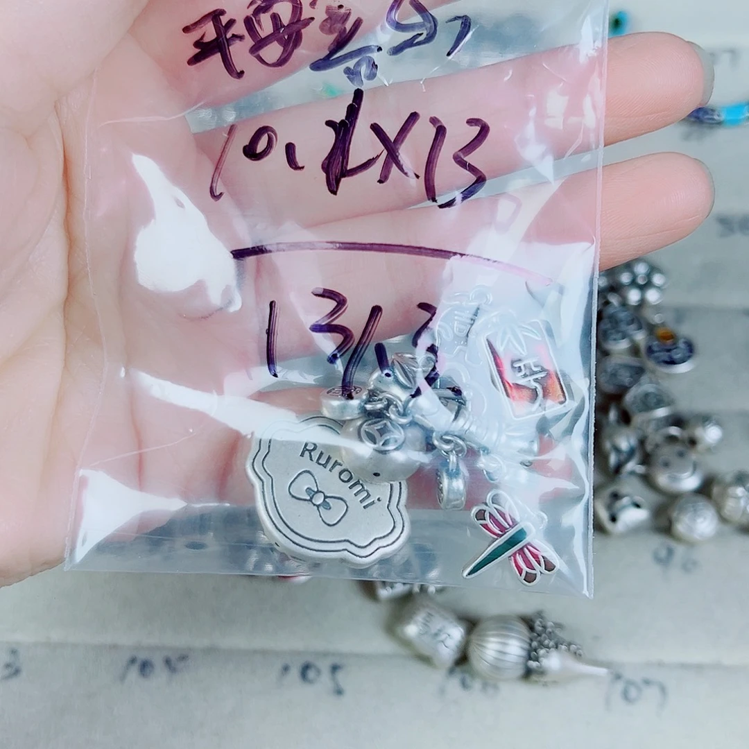 珐琅足银足银配件