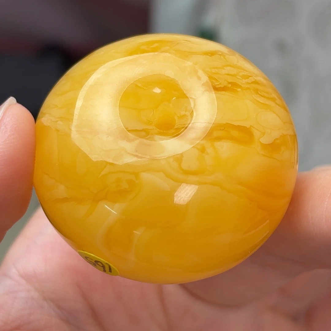 蜜蜡未镶嵌吊坠(不含链)面包圈