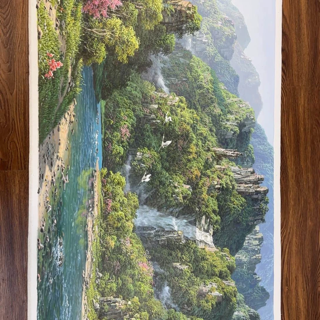 油画一起看电影吧