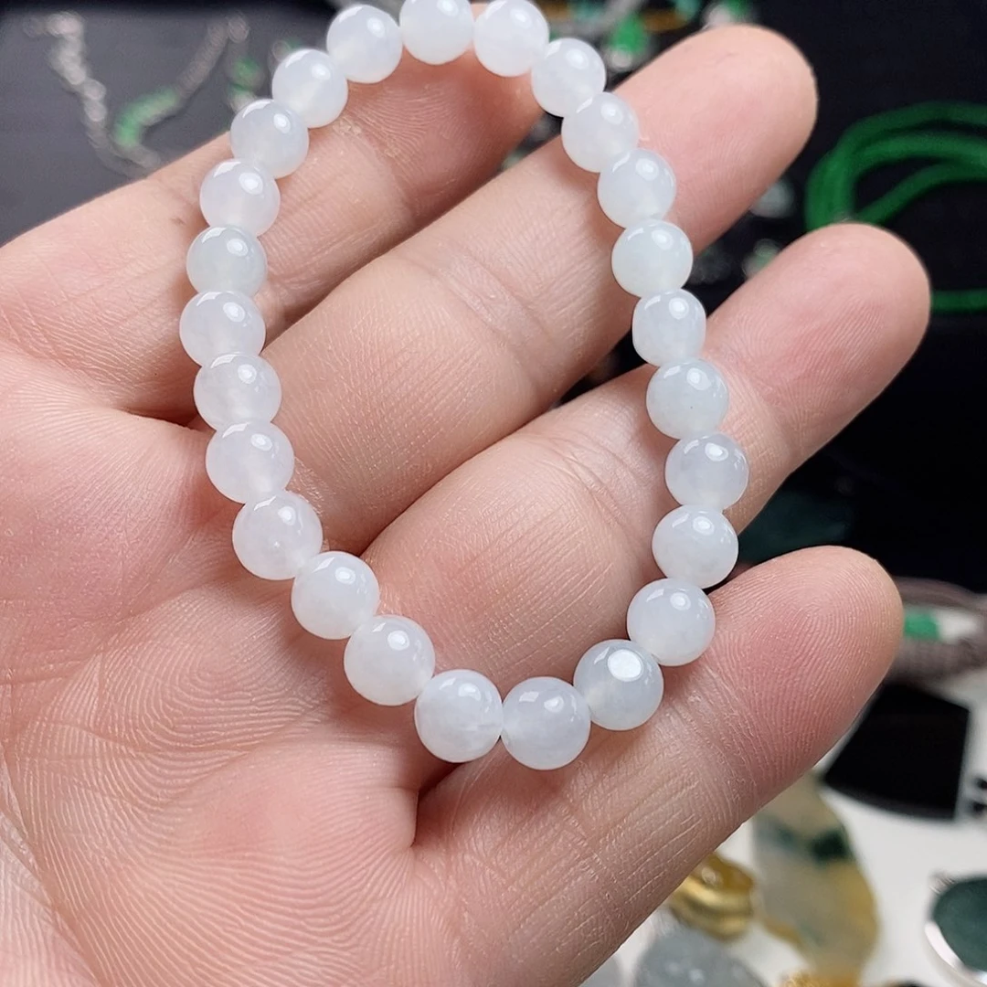 颈饰未镶嵌翡翠手串