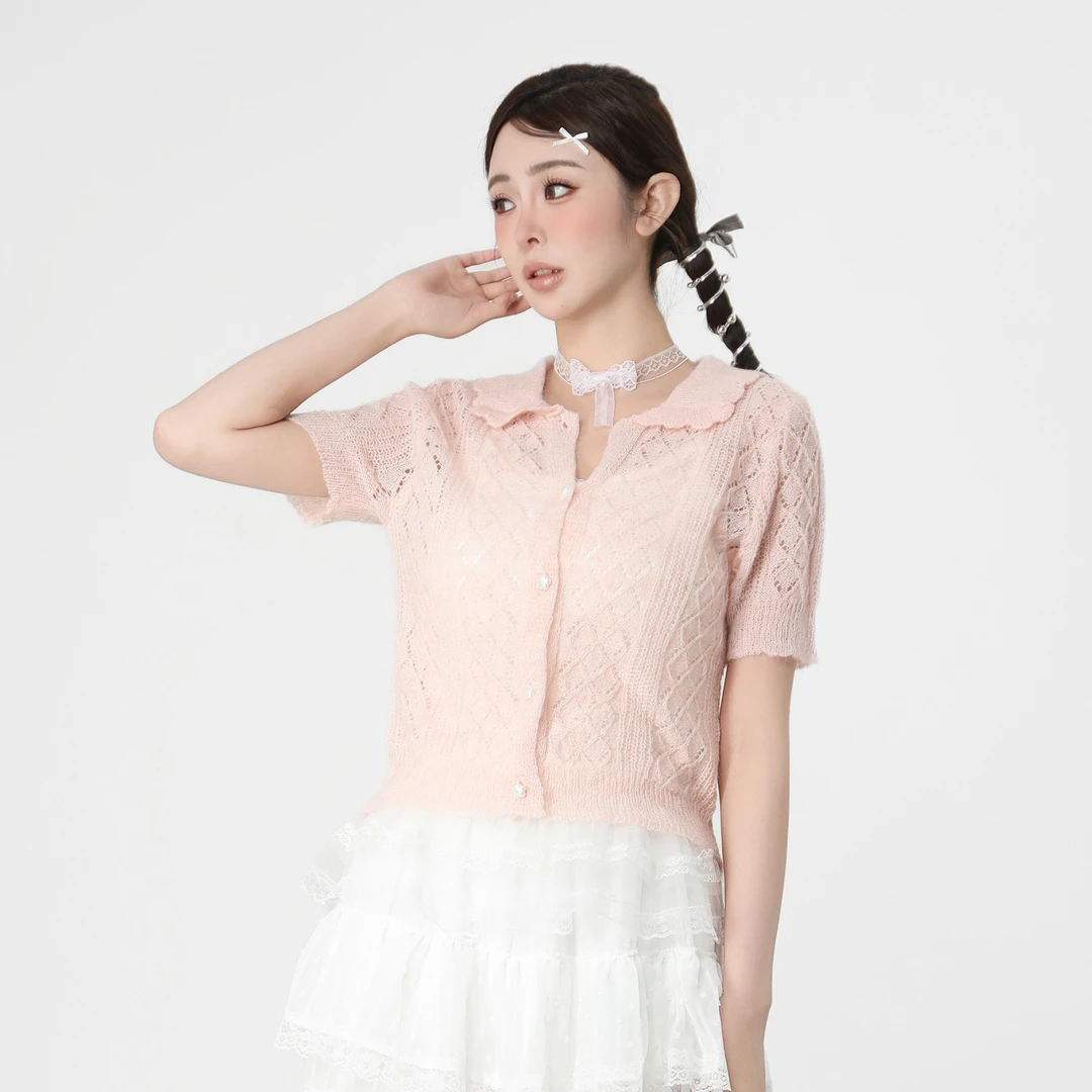 ANPK纯欲甜美开衫毛衣套装毛衣夏季女春夏设计师A5F04A0187